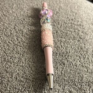 Pink and Purple Beaded Pen